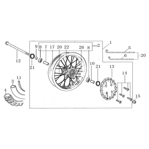Front Wheel Assy