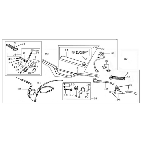 01 Handle Bar Assembly