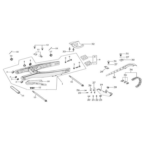 10 Swing Arm Assy
