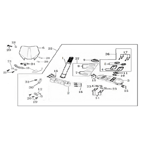 02 Steering Stem Assembly