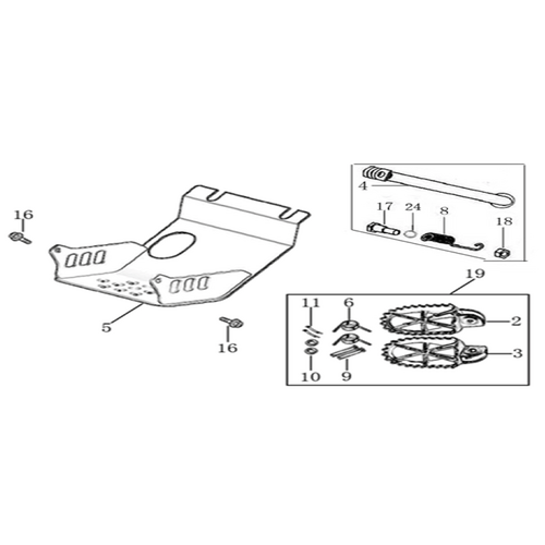 09 Foot Peg Assy