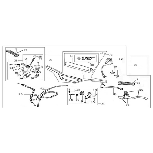 01 Handle Bar Assembly