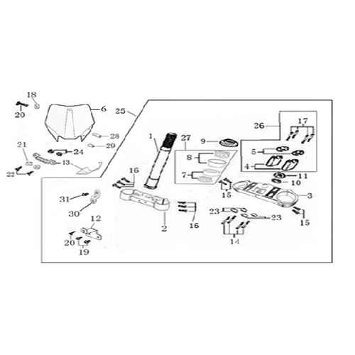 02 Steering Stem Assembly 