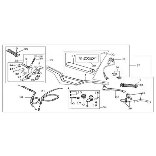 01 Handle Bar Assembly