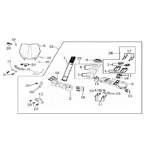 02 Steering Stem Assembly