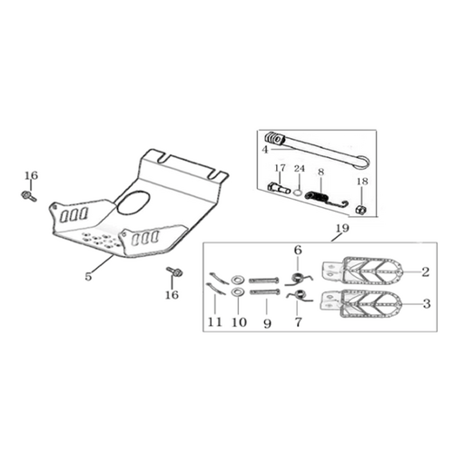 09 Foot Peg Assy