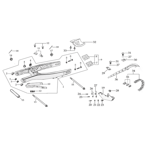 10 Swing Arm Assy