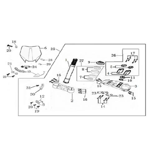 02 Steering Stem Assembly