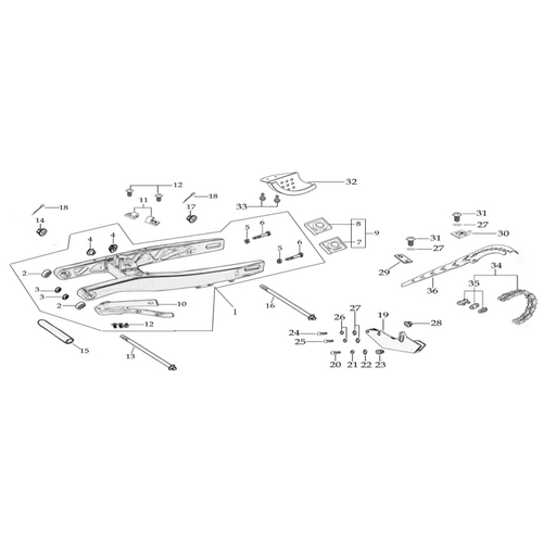 10 Swing Arm Assy