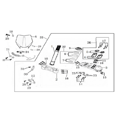02 Steering Stem Assembly