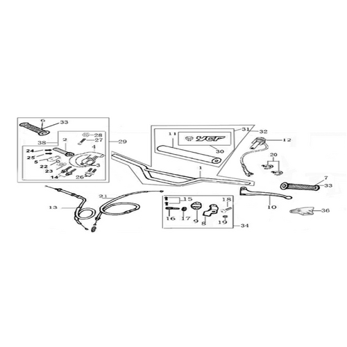 01 Handle Bar Assembly