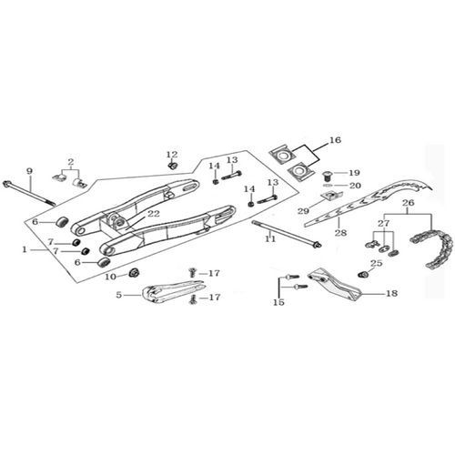 10 Swing Arm Assy