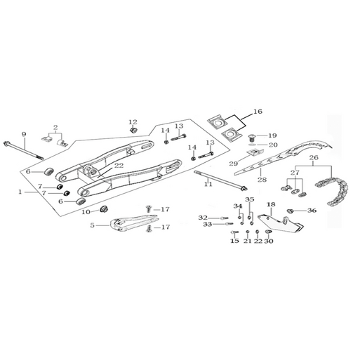 10 Swing Arm Assy