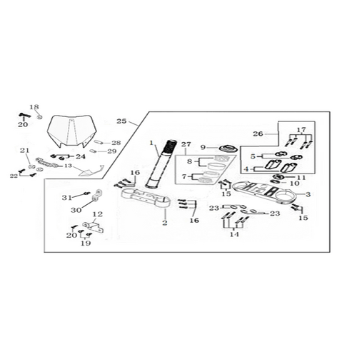 02 Steering Stem Assembly