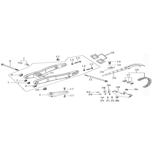 10 Swing Arm Assy