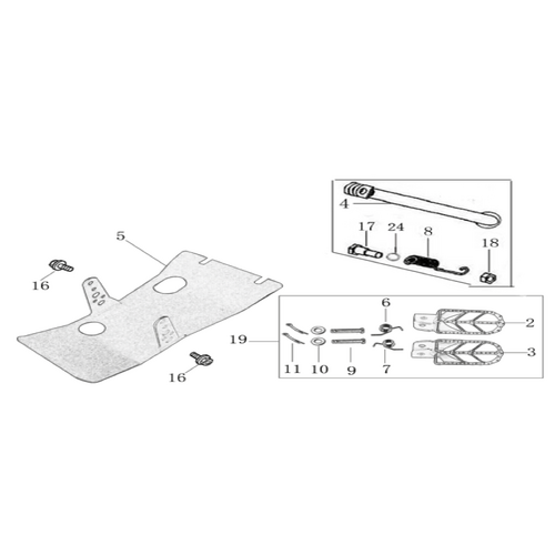 09 Foot Peg Assy