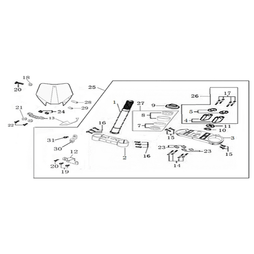 02 Steering Stem Assembly