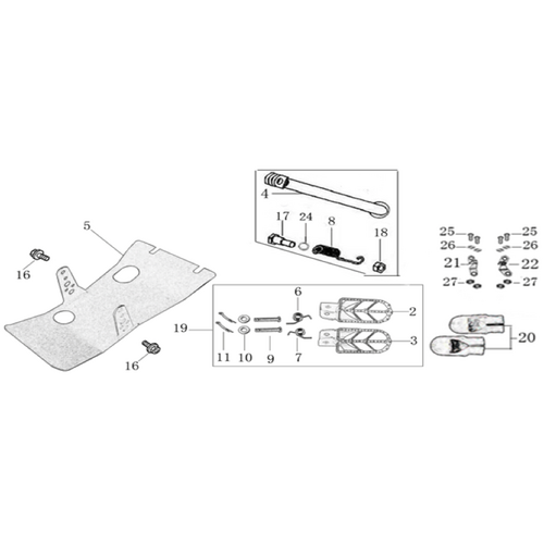 09 Foot Peg Assy
