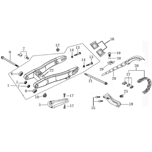 10 Swing Arm Assy
