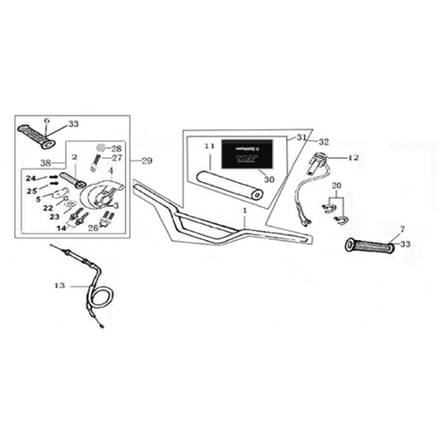 01 Handle Bar Assembly