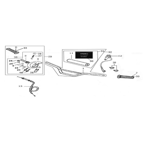 01 Handle Bar Assembly
