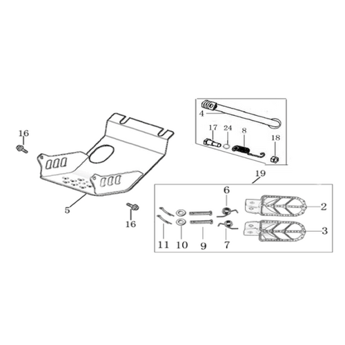07 Foot Peg Assy