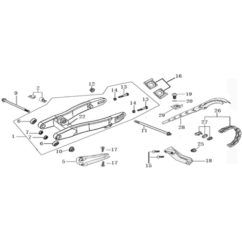 09 Swing Arm Assy