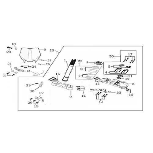 02 Steering Stem Assembly