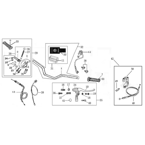 01 Handle Bar Assembly