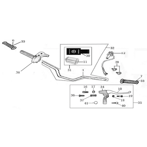 01 Handle Bar Assembly