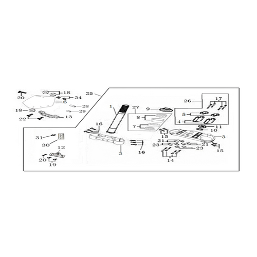 02 Steering Stem Assembly