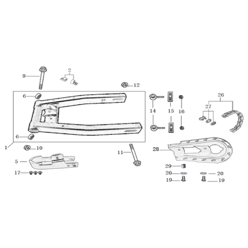 09 Swing Arm Assy
