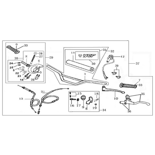 01 Handle Bar Assembly