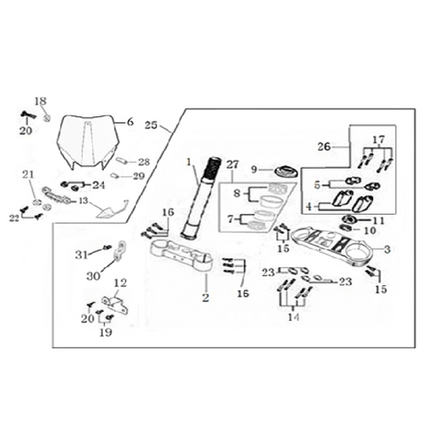 02 Steering Stem Assembly