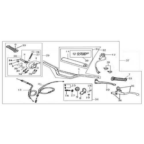 01 Handle Bar Assembly