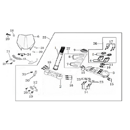 02 Steering Stem Assembly
