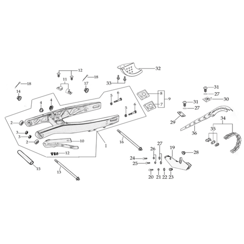 10 Swing Arm Assy