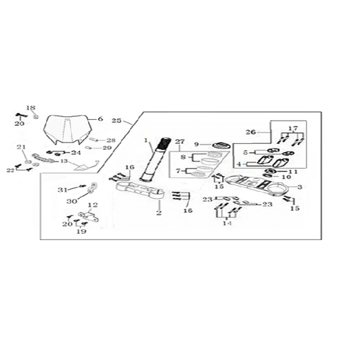 02 Steering Stem Assembly