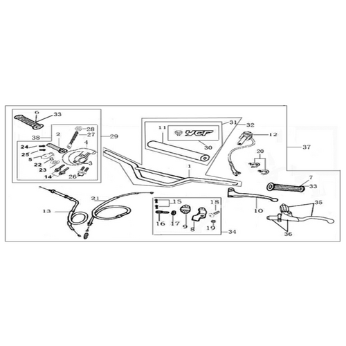 01 Handle Bar Assembly