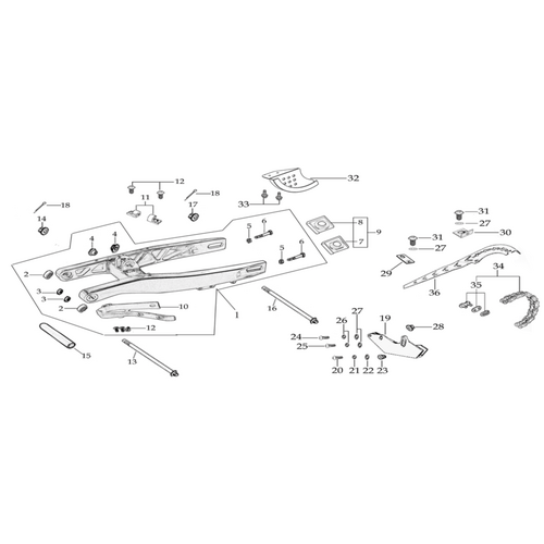 10 Swing Arm Assy
