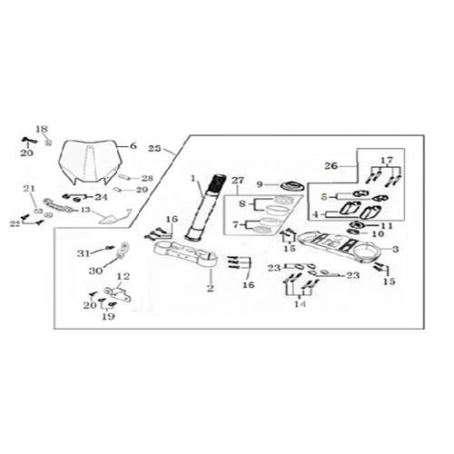 02 Steering Stem Assembly