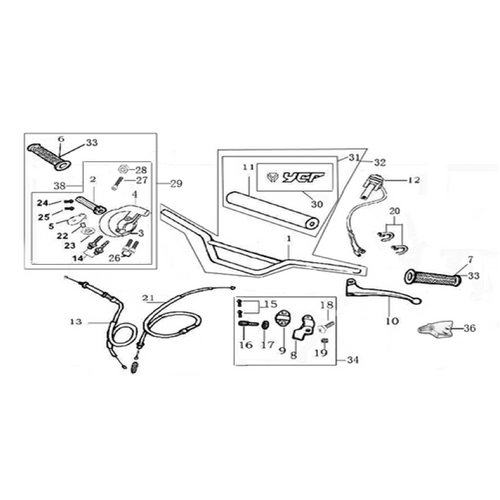 01 Handle Bar Assembly