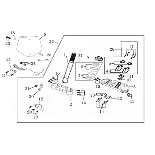 02 Steering Stem Assembly