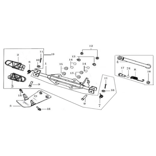 09 Foot Peg Assy