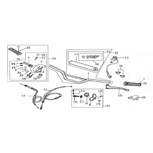 01 Handle Bar Assembly