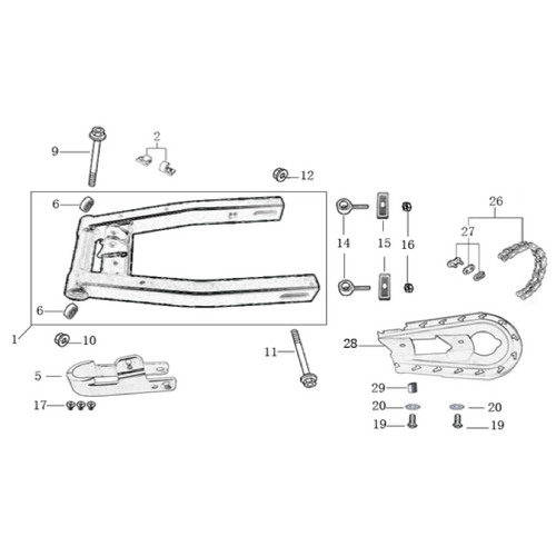 10 Swing Arm Assy