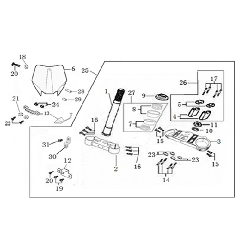 02 Steering Stem Assembly