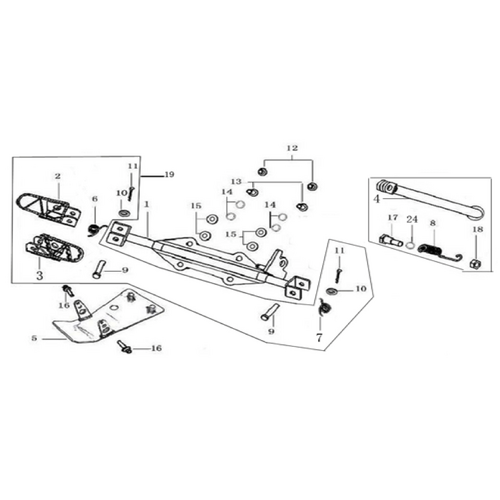 09 Foot Peg Assy