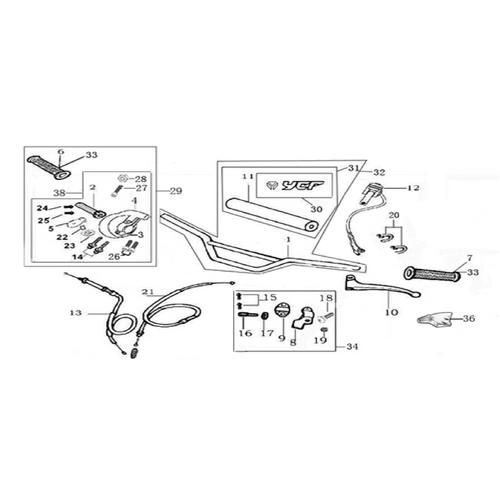 01 Handle Bar Assembly