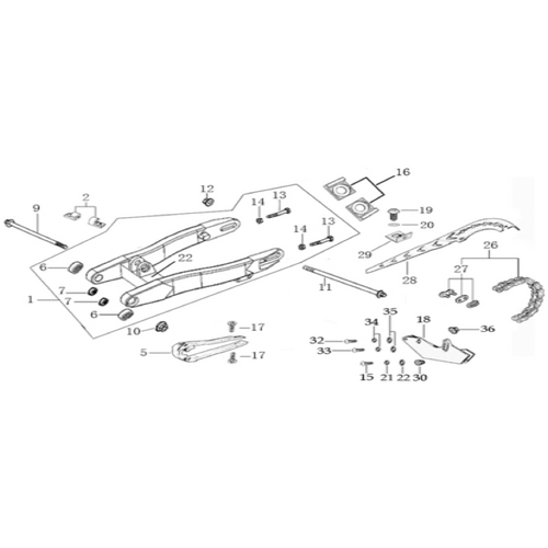 10 Swing Arm Assy